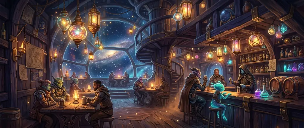 Nebula Tavern Background